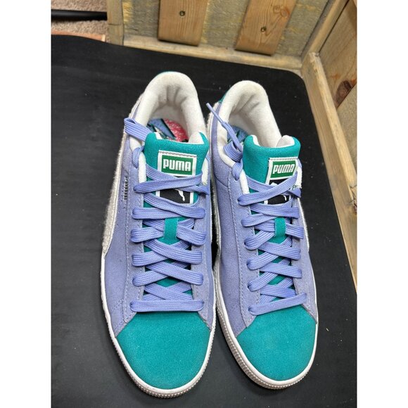 Puma Suede Fandom Lavender Sneakers Mens Size 9.5 - Picture 3 of 8